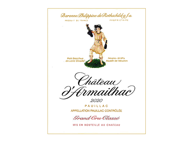 <p>The current Château d’Armailhac label.</p>
